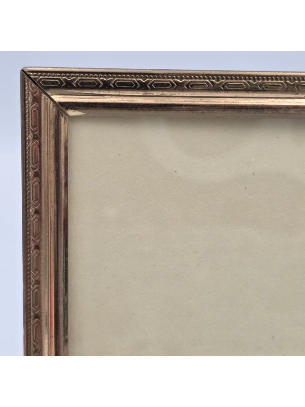 Gold Tone Ornate Vintage Picture Frames Metal Embossed Detailing 3x4.5" PF66
